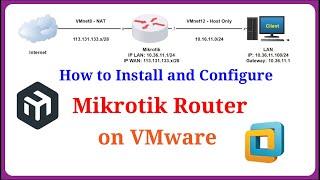 Mikrotik - How to Install and Configure Mikrotik Router on VMware Workstation