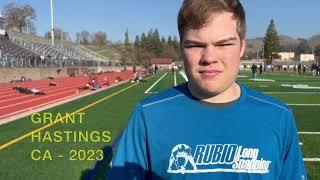 Rubio Long Snapping, Grant Hastings, December 2022