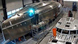 Building an Aluminum Sailboat Pt 4 - How the Hull Plates are Shaped | EP 222