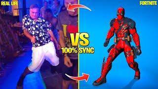 FORTNITE DANCES IN REAL LIFE (My Dwang & Shimmy Wiggle, Tiktok and Icon Series Dances)