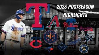 MLB 2023 Postseason Highlights (With Music) (4K) | MLB Highlights 2023