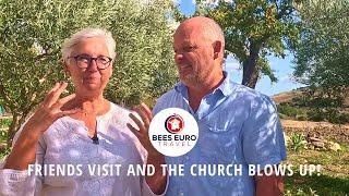 FRIENDS VISIT AND THE CHURCH BLOWS UP!