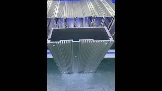 Customized CNC machine parts, heat sinks, metal enclosure.  #manufacturing #factory #cnc #hardware