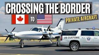 How to Fly Across the Border (CANADA-US) for Pilots! | Step-by-Step #aviation #flighttraining