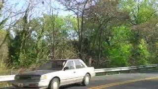 Driving around the Lookout Mountain in GA, TN.