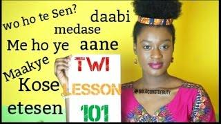 Learning Twi (Language) Lesson 101 | #yearofreturn2019 #Ghana #IndependenceDay