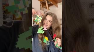 diy minecraft flower bunting 