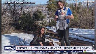 Lightning possibly caused family's death on hike