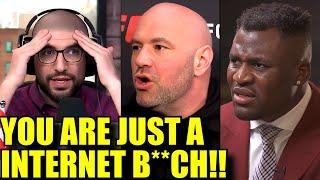 Ariel Helwani gets ROASTED for his comments on Ngannou vs Ferreira,Dana White on Jon Jones,Aspinall