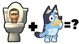 BLUEY + SKIBIDI TOILET = ? What Is The Outcome?