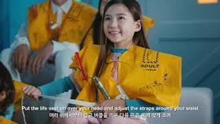 Korean Air, in-flight safety video