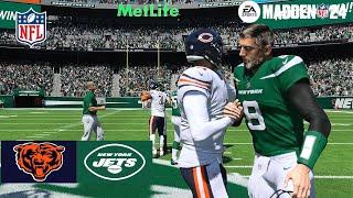 Madden 24 Keenan Allen Bears vs Mike Williams Jets (2025 Updated Roster) 2024 Sim PS5 4K Game Play