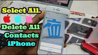 How To Delete All Contacts On iPhone At Once | Hindi