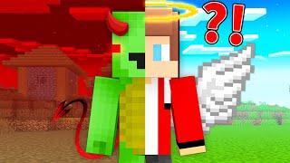 Mikey Devil and JJ Angel Survival Battle in Minecraft ! (Maizen)