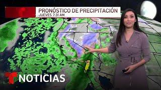 Intensas precipitaciones por frente frío en California con río atmosférico | Noticias Telemundo