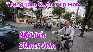 Bán Nhà Quận 1 Nhà Mặt Tiền Ngang 20m Dài 40m Bất Động Sản Hiếm Giá Tốt Trong Phân Khúc BDS Tp HCM