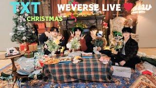 (Eng Sub)TXT CHRISTMAS WEVERSE LIVE해피 홀리데이(12.24.24) #tomorrow_x_together #christmas #weverselive