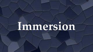 Understanding Game Design: Immersion