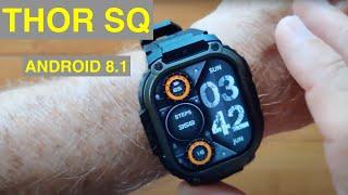 ZEBLAZE THOR SQ Android 8.1 AMOLED 2.13” Square Screen 2GB/16GB 4G GPS Smartwatch: Unbox & 1st Look