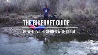 How to Put a Bike on Your Packraft (Part 1) -  Tie Downs, Wheels, Axles, Chains - The Bikeraft Guide