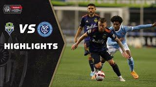 SCCL22 Match Highlights: Seattle Sounders vs New York City FC