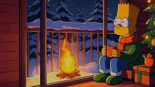 Peaceful Christmas  Lofi Hip Hop [ Calming Music - Winter Evening Calm ]