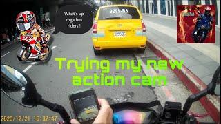 Testing my new SJ4000 action cam/ lifeontheroad starts