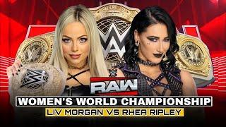 WWE RAW - Liv Morgan vs Rhea Ripley Full Match WWE RAW Highlights Today