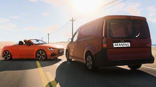 BeamNG Drive - Dangerous Driving and Car Crashes #2