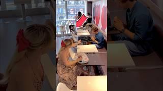 Social experiment ￼ amazing reaction    #viral #love #respect #video #couple #shorts ￼