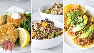 Damn Good Vegan Meals in UNDER 15 MINUTES | 3 Easy Vegan Recipes 