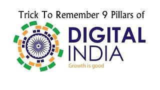 Trick To Remember 9 Pillars Of Digital India