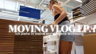 MOVING VLOG EP. 1  // XXL ausmisten, einpacken, Ikea Trip, in meine erste eigene Wohnung ziehen