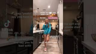 - how to end an awk call!! | t a g s: #xoxoitsmia #preppy #advice #tiktok #tips #vlog #lululemon