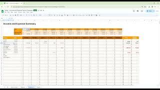 Vergo Income and Expense Tracker Template