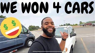 I WON 4 CARS AT AUCTION | PICKING UP 4 CARS FROM AUCTION