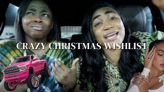 MY CRAZY CHRISTMAS WISHLIST ft my little sister | Vlogmas day 6