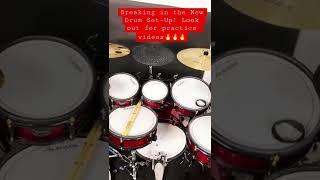 New #drumsetup: Look for #drumpractice clips@AlesisVideo @SoultoneCymbalsusa #drumvideos #drums