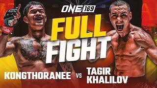 Kongthoranee  vs. Tagir Khalilov  | ONE 169 Full Fight