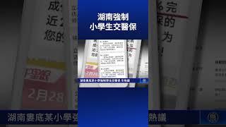 大視野亞洲 湖南強制小學生交醫保｜#新唐人電視台 #shorts
