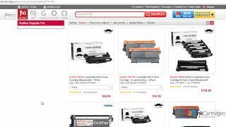 How to search your ink & toner Cartridges model from 123Ink ca site !