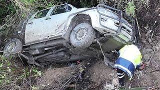 4X4 Recovery,  Ute crash at Geraldine