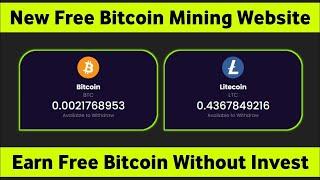 New Free Bitcoin Mining Website | Free Bitcoin Earning Website 2024 | New Cloud Mining Website 2024