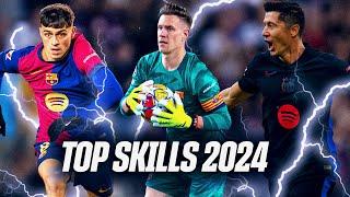 Stunning SKILLS, GOALS & SAVES in SLOW MOTION  | FC Barcelona 2024