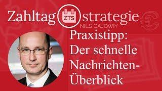 Praxistipp: Der schnelle Nachrichten-Überblick