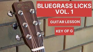 Bluegrass Licks Vol. 1: Guitar Lesson