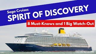 Saga Cruises Spirit of Discovery Ship : 8 Must-Knows And A Key Watch-Out