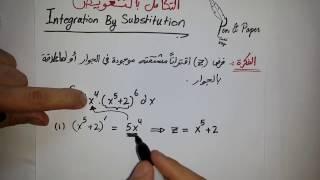 Integration by Substitution التكامل بالتعويض