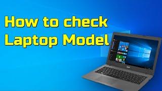 How to check laptop model | Laptop model number check