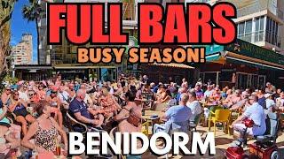 Benidorm - Full Bars & Pubs Everywhere!┃The Strip, Levante & Derramador